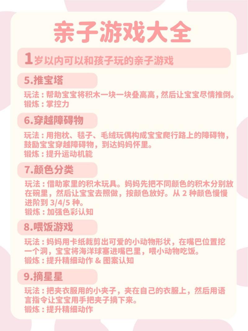 育儿小游戏益智/育儿互动小游戏